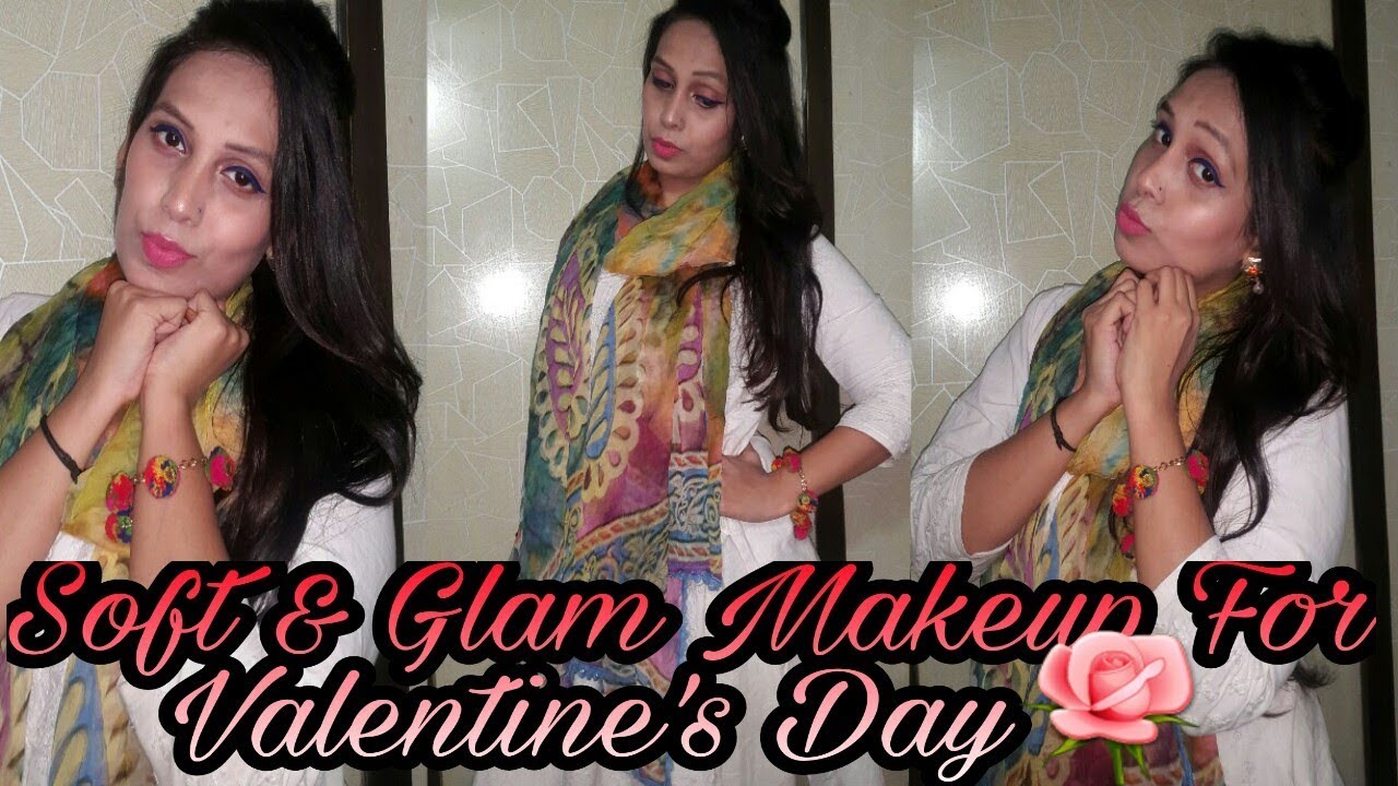 SOFT & GLAM Valentines Day Makeup Look 2018 - YouTube