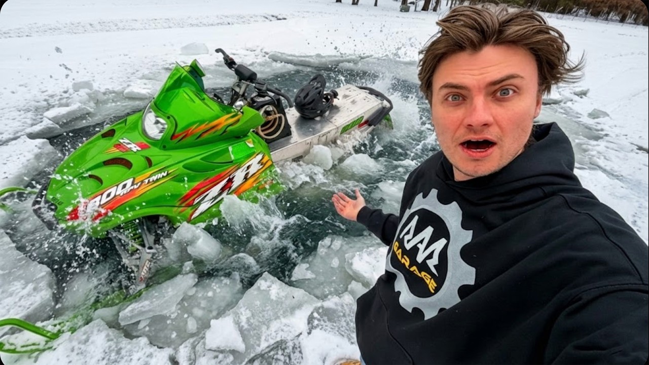 Will the Snowmobile RUN after SUNKEN in Lake?