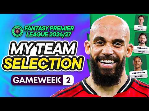 Thumbnail for MY FPL GW2 TEAM SELECTION! 💥 & FUTURE PLANNING MY TEAM! 🔮 | Fantasy Premier League 2026/27