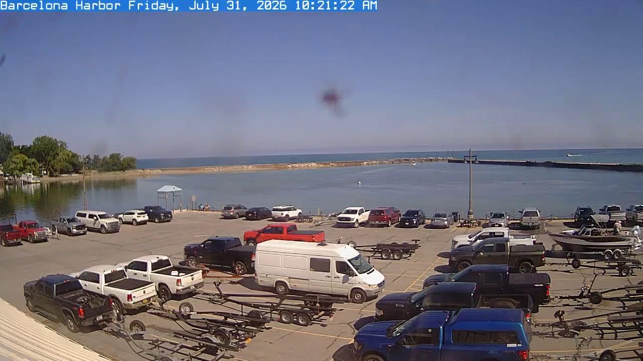 Barcelona Harbor Live Stream — Lake Erie, Westfield, NY — Westfield, NY live camera thumbnail