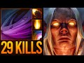 29 kills insane invoker vs grandmaster ember spirit mid  dota 2 invoker