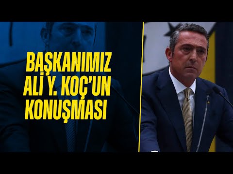 Başkanımız Ali Y. Koç'un Yüksek Divan Kurulu Konuşması