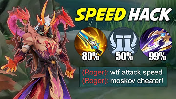 WHEN GLOBAL MOSKOV ABUSE THIS NEW SUPER ATTACK SPEED BUILD!! (please try)