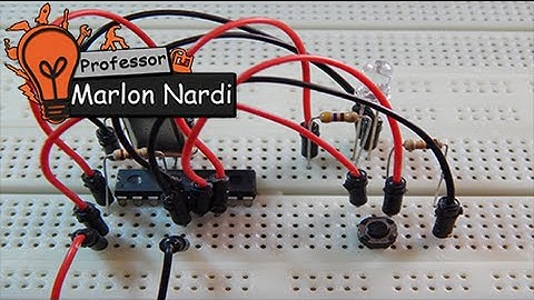 Curso de Microcontroladores PIC   #4 Ligar e Desligar no mesmo Botão  com o PIC16f628A