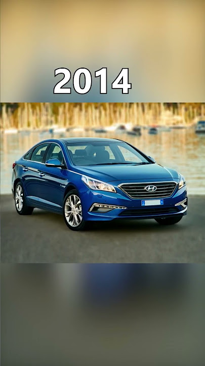 Evolution of Hyundai Sonata [1988 - 2022] #shorts