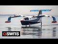 Incredible world first hybrid seaglider vehicle completes test flights  swns