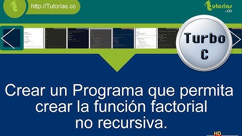 funciones – turbo C (funcion factorial no recursiva)