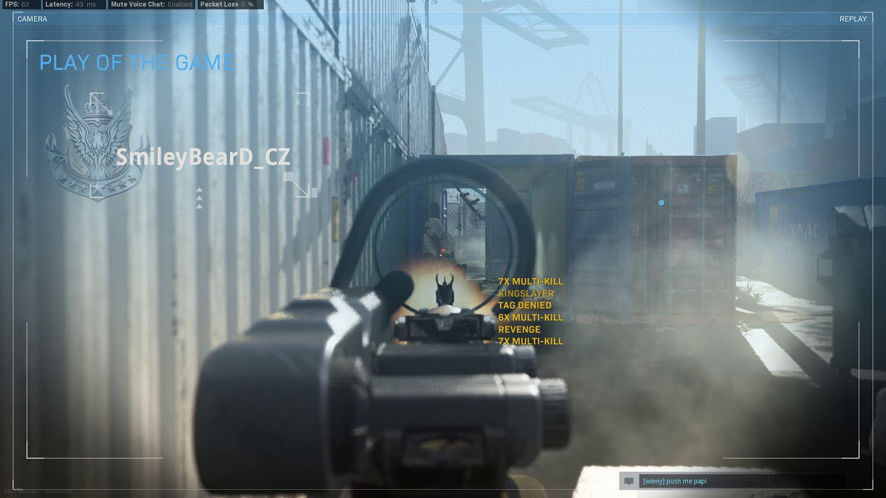 CoD MW 2019 Play of the game Shipmment  mostly Bloody mess mod...