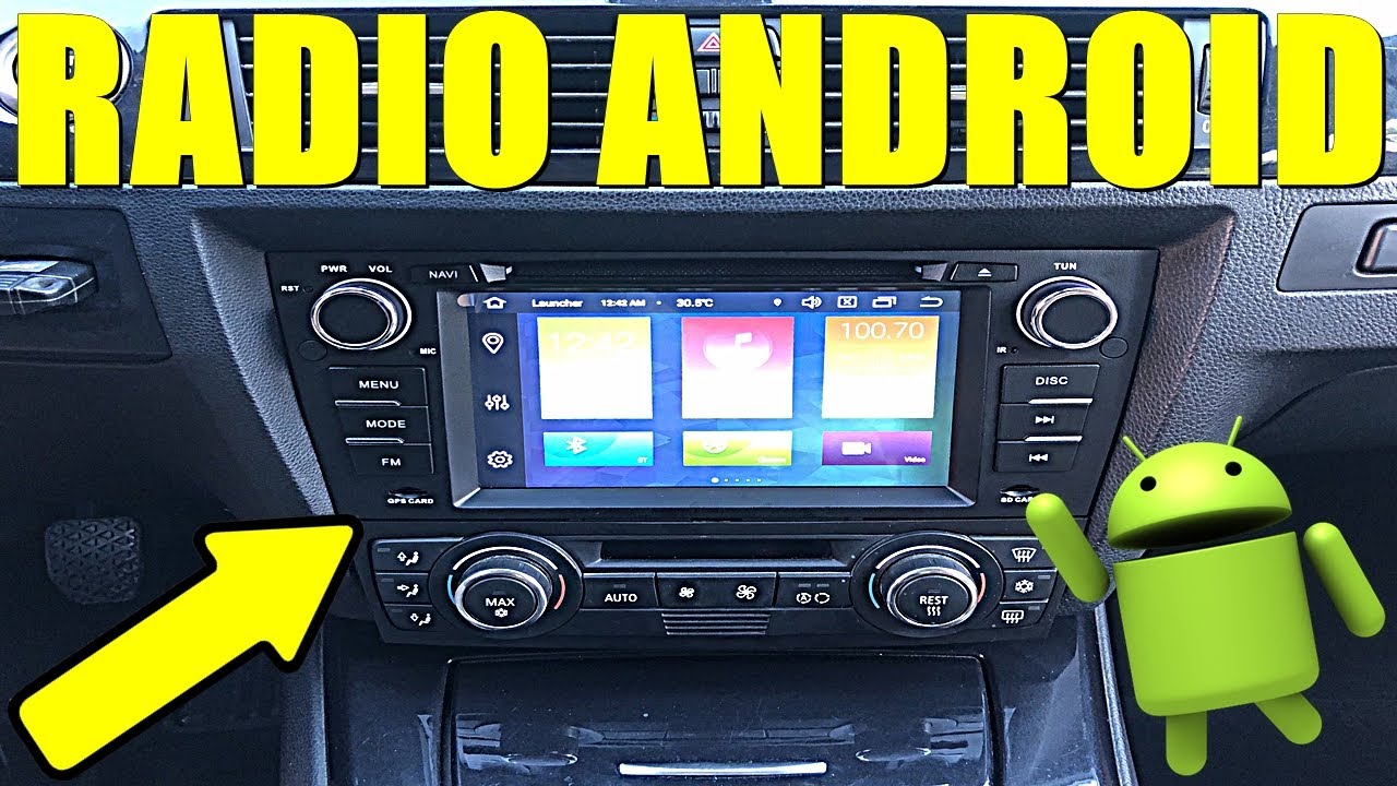 🔊INSTALAR RADIO 2 DIN ANDROID BMW E90 E92 E93 YouTube