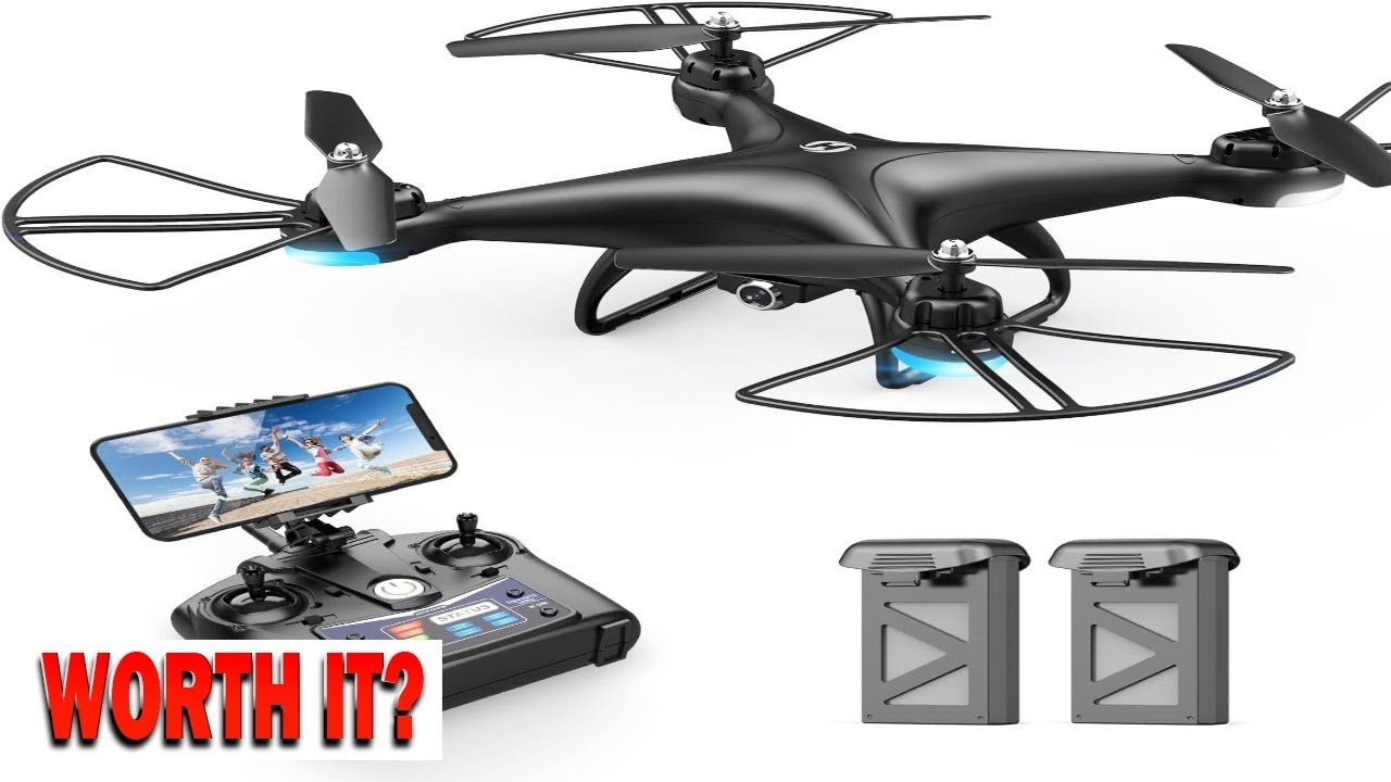 Радиоуправляемый дрон Holy Stone HS110D FPV с камерой HD 1080P для записи живого видео - B078WKT1HL