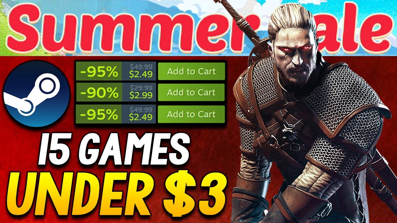 STEAM SUMMER SALE 2024 - FANTASTIC PC GAME DEALS UNDER $3! - YouTube