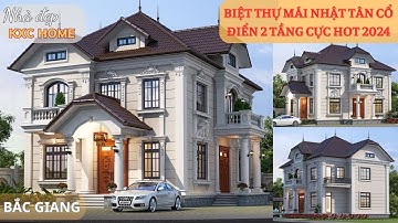 Mẫu Thiết Kế Nhà Biệt Thự Tân Cổ Điển 2 Tầng "Cực HOT Năm 2024" tại Bắc Giang