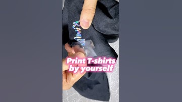 Cách tự in áo thun tại nhà | How to print T-shirts by yourself? #inaothun #tshirtprinting