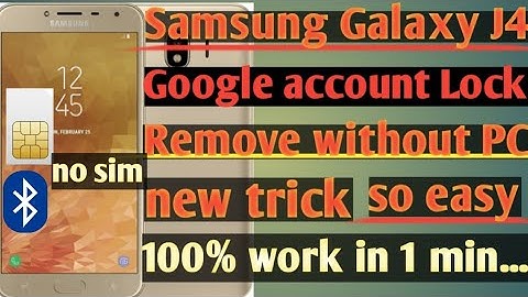 Samsung J4 FRP Bypass SM J400 google account Remove Samsung J4 Gmail Bypass New method android 9,10