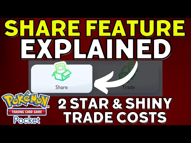 2 Star Trading Update, but "Share" Feature to Grind Shinedust?  #pokemontcgpocket - YouTube