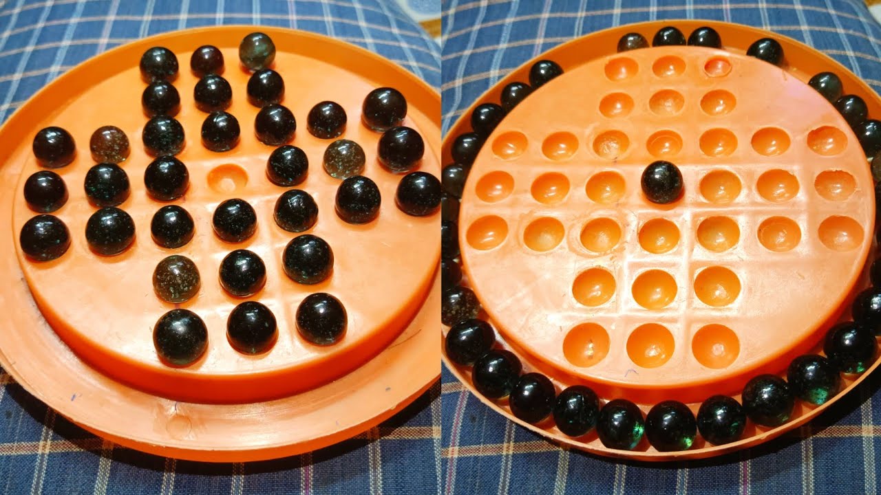 Marbles Game Step by Step Easy Trick How To Win Brainvita Marble Game