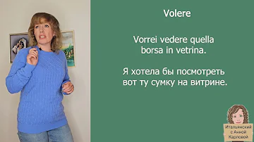 Спряжение глагола Volere (хотеть)