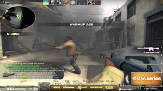 CS:GO - Flusha VAC shots on stream!