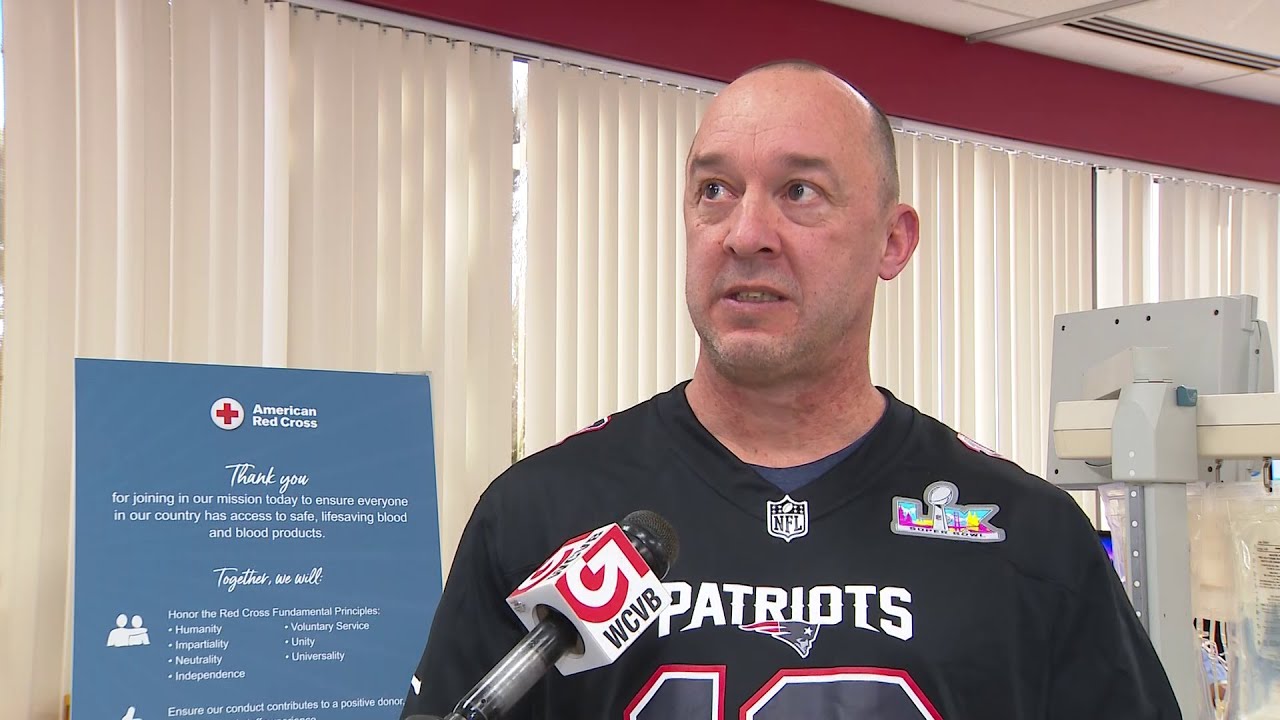Frequent blood donor, Patriots fan wins Super Bowl tickets