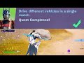 Drive different vehicles in a single match Fortnite