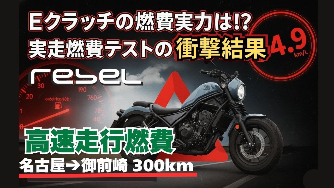 Rebel 250 High-Speed Fuel Economy Test! Can it achieve the dream Rebel 250 High-Speed Fuel Economy Test! Can it achieve the dream