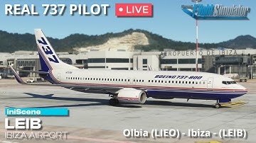 Visiting #inibuilds Ibiza in MSFS! | PMDG 737-800 flown by Real 737 Captain