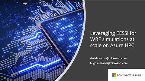 Leveraging EESSI for WRF simulations at scale on Azure HPC