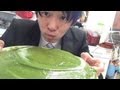 巨大抹茶プリン作ってみた!! How to make huge "Green Pudding"