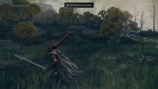 Elden Ring: Showcasing Powerstanced Greatsword Moveset