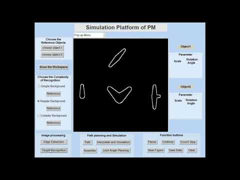 A GUI Software for Automatic Assembly Based on Machine Vision, parallel robot