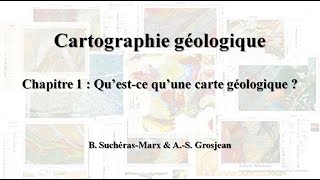 Cartographie géologique: Qu'est ce qu'une carte géologique ? (2)