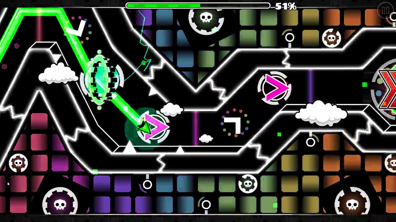 Iridescent by ViPriN 100% Complete (Hard Demon) - Geometry Dash