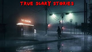 13 True Scary Stories to Keep You Up At Night (Horror Compilation W/ Rain Sounds)