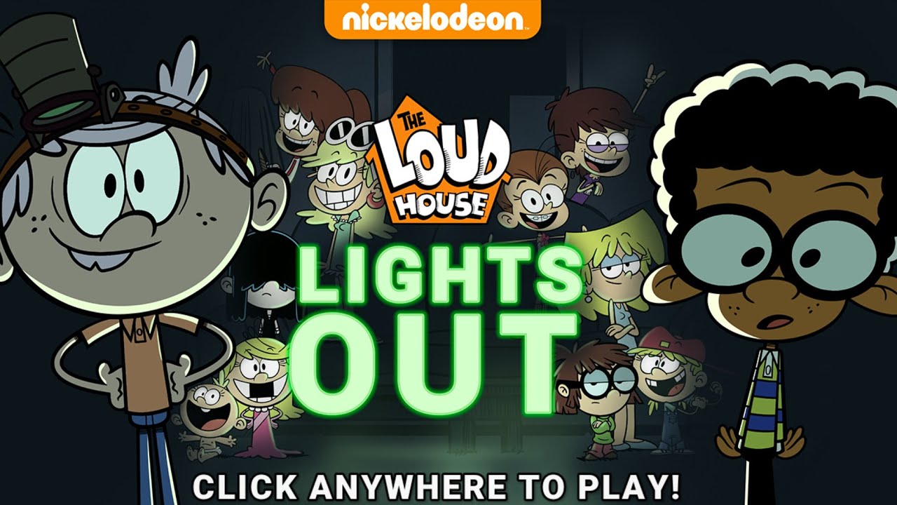 The Loud House Lights Out Full Nickelodeon Games Youtube 