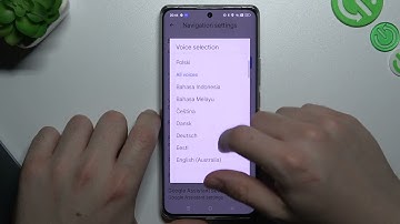 How to Change the Voice Accent in Google Maps on Smartphone |  Personalized Navigation Settings