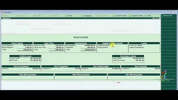 Tally dashboard  Single Sheet can View All Report Chat TDL/TCP