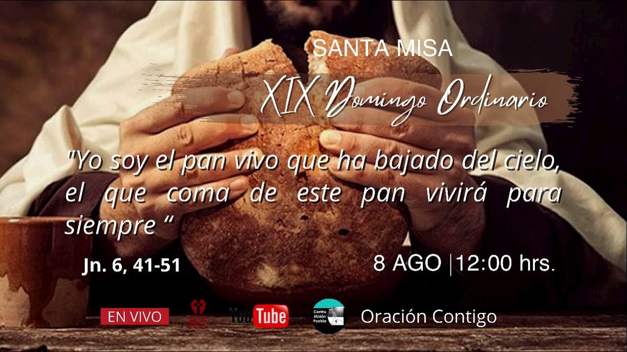 Santa Misa 8 de Agosto, 2021 | Domingo XIX Tiempo Ordinario | P. Angel