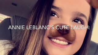 Annie LeBlanc's Cute Laugh - Bratayley Bites