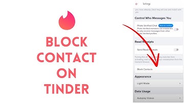 How to Block Contacts on Tinder 2024 (EASY!) | Disable Contacts on Tinder