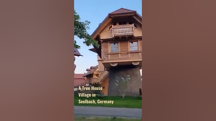 A Tree House Village in Seelbach, Germany