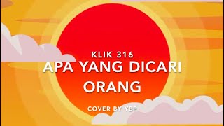 KLIK 316/JB 89 — Apa yang Dicari Orang?