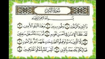 Surah Al Teen 95 سورة التين Sheikh Maher Al Muaiqly الشيخ ماهر المعيقلي