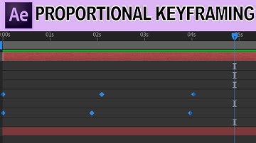 Drag Key Frames Proportionally - Adobe After Effects Tutorial