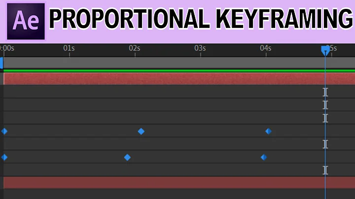 Drag Key Frames Proportionally - Adobe After Effects Tutorial