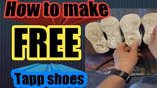 How to make FREE kid tap dancing shoes.