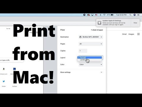 How to Print on a Mac