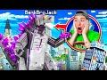 Playing as MECHA GODZILLA in MINECRAFT!