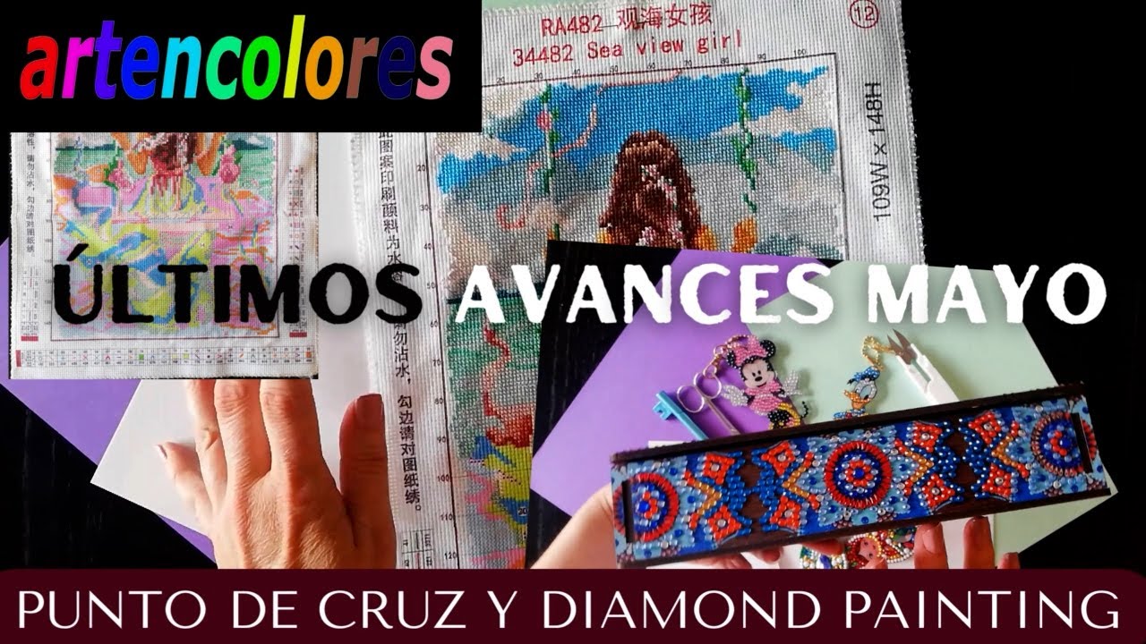 FALSO PUNTO DE CRUZ: CUADRO CON CUENTAS (Diamond Painting) - SCRAPARIZATE 