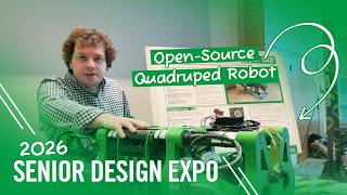 Meet OSQR (Open-Source Quadruped Robot) | Senior Design Expo 2026 | University of North Dakota