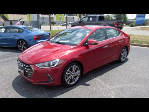 *SOLD* 2017 Hyundai Elantra Limited Walkaround, Start up, Tour and